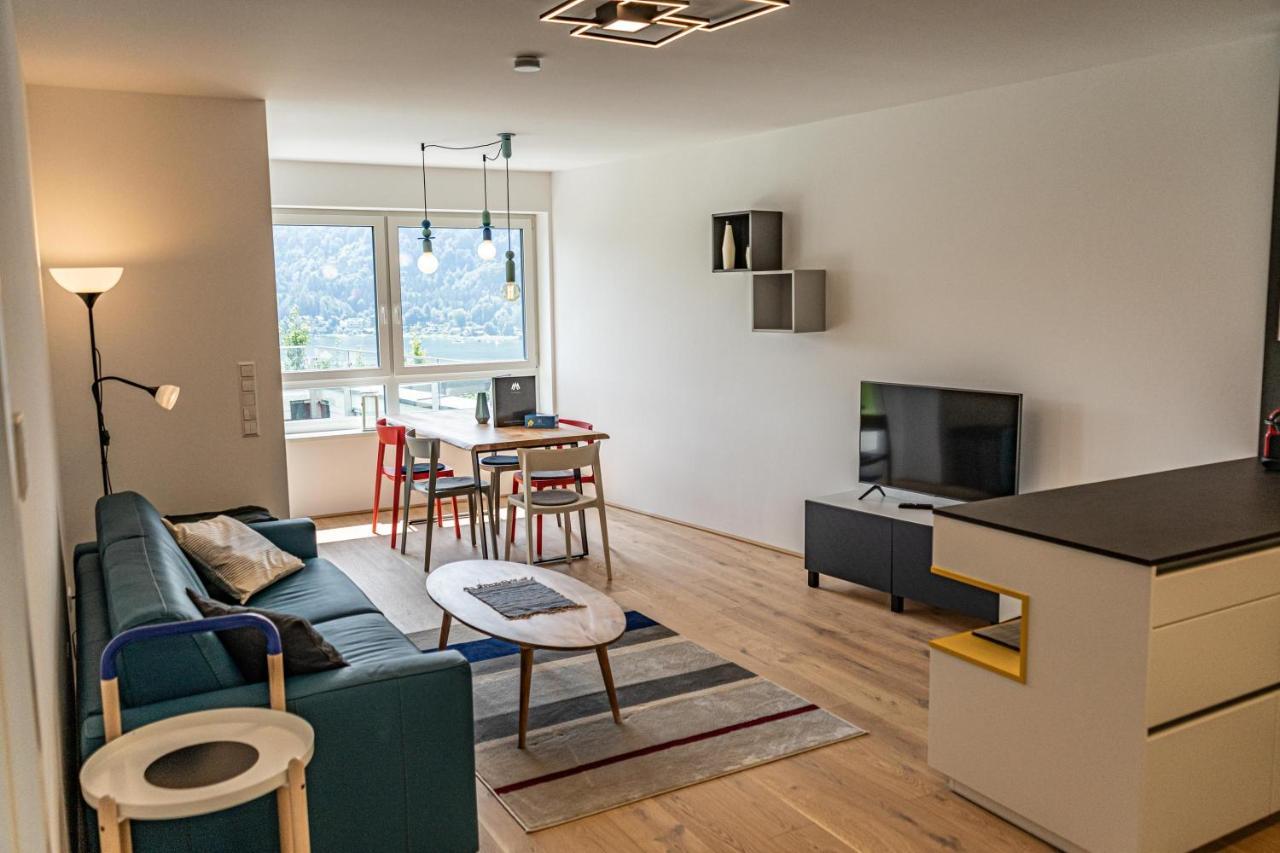 Top 5 Alpe Maritima - Traumhafte Ferienwohnung Mit Seeblick Und Bergkulisse Am Ossiacher See Annenheim Kültér fotó